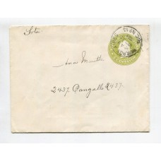 ARGENTINA ENTERO POSTAL GJ SZC-14B-08-O SOBRE CARTA CIRCULADO U$ 30